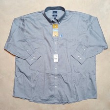 NWT Stafford Men's Gray Executive Shirt Size 20 x 34/35 Stretch Comfort Non-Iron