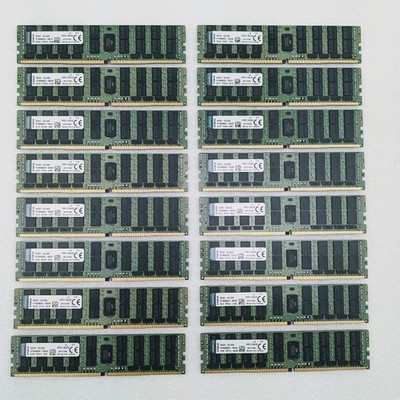 256GB (8X32GB) Kingston KVR21L15Q4/32 DDR4-2133MHz CL15 LRDIMM Server Memory