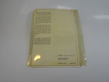 Moog Model 304A Parametric Equalizer Composite Schematics Vintage Manual