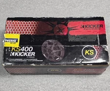 Kicker KSC40 KS Series 4" 2-Way 4 Ohm Coaxial Speakers (51KSC404)