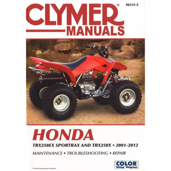 Honda TRX250EX Sportrax TRX250X (2001-2012) Quad Reparaturanleitung Clymer-image
