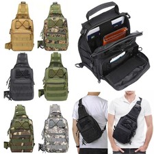Tactical Sling Bag Men Pack Outdoor EDC Molle Assault Military Shoulder Backpack