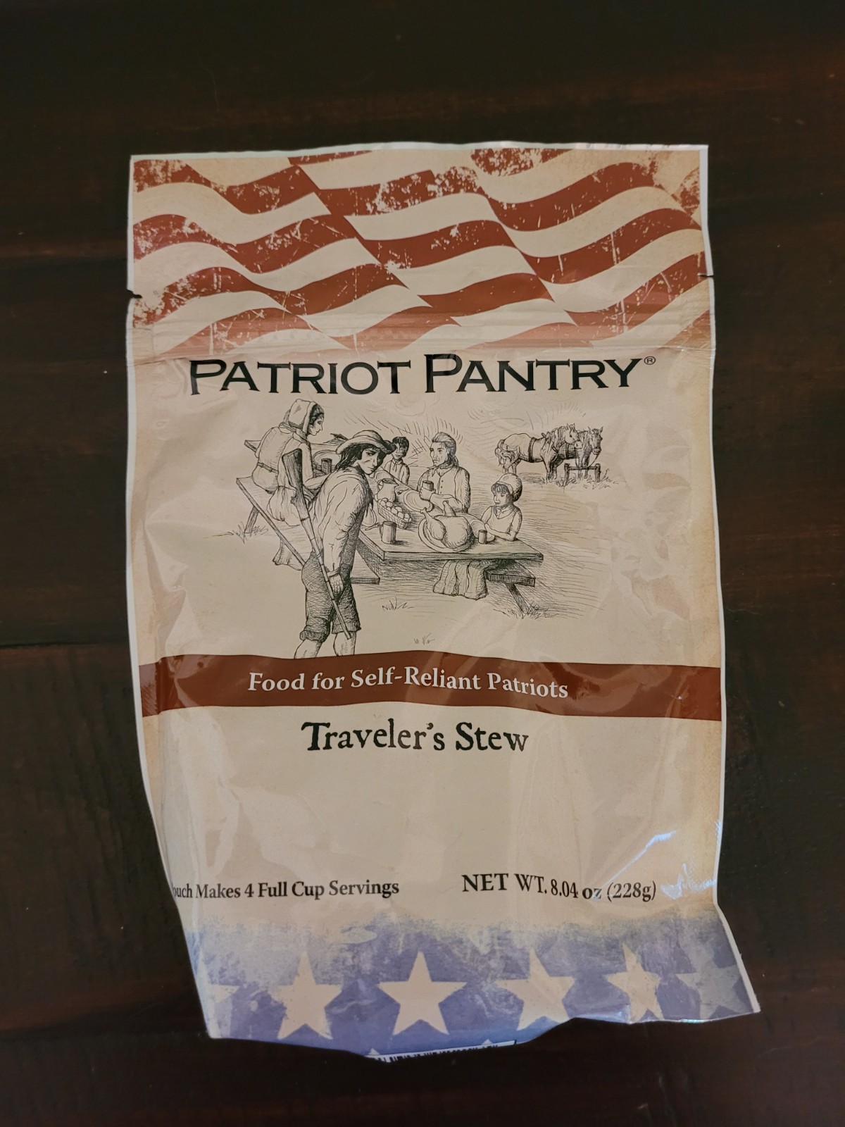 Lot Of 5 Patriot Pantry  survival food Travelers Stew