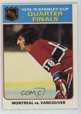 1975-76 Topps 1974-75 Stanley Cup Quarter Finals Serge Savard #5 HOF 1g62