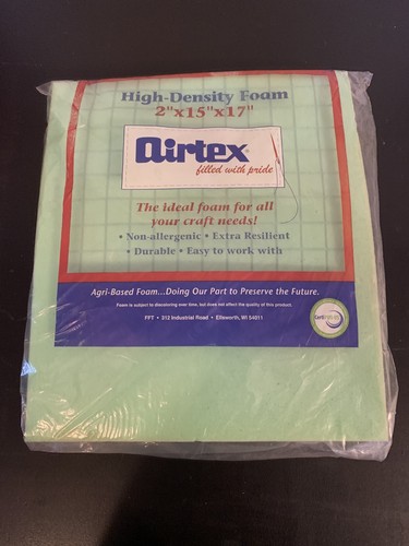 2"x15”x17” High Density Agri Based Foam Pad-Ideal For Crafts!
