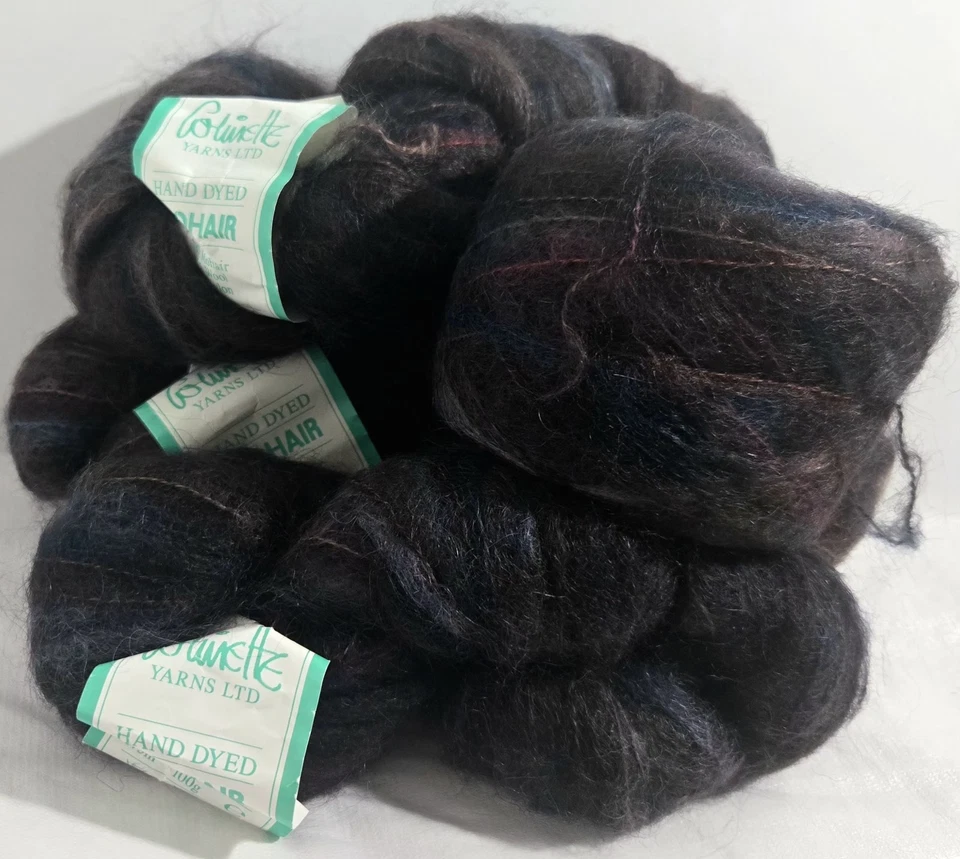VINTAGE Colinette Mohair Yarns 'Copperbeech' 400g Bundle Discontinued HAND DYED  - Image 4 of 4