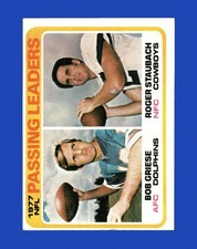 1978 Topps Set-Break #331 R.Staubach/B.Griese Ll EX-EXMINT *GMCARDS*