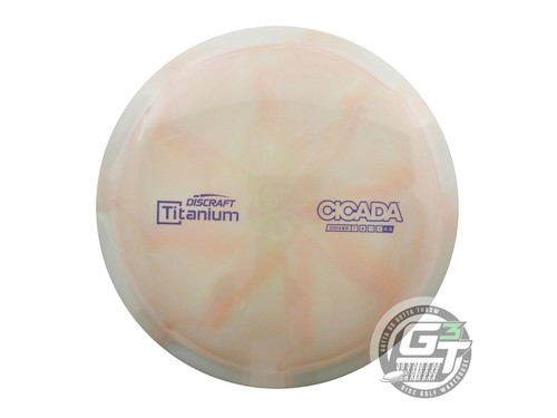 NEW Discraft Titanium Cicada 166g Gold Purple Stamp Fairway Driver Golf Disc - Picture 1 of 1