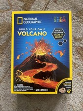 National Geographic Build Your Own Volcano Science Kit NEW IN BOX