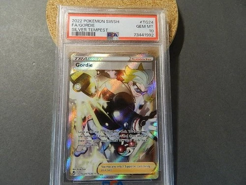 Gordie TG24/TG30 Swsh12: Sword & Shield - Pokemon Silver Tempest Gallery PSA 10