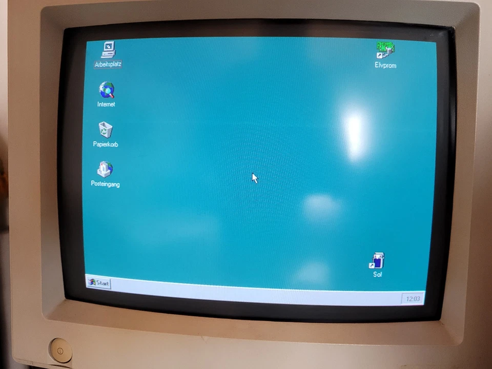 Compaq Presario 425, PC mit Color Monitor, mit CPU 486 SX - 33, funktioniert - Bild 4 von 4