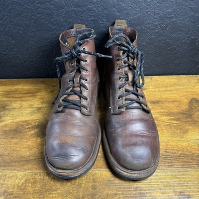ORIGIN Mens CORONADO BOOTS MADE IN USA leather 12 Origin Maine Coronado Leather Boots USA Made Men main image 2