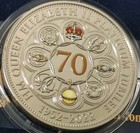 2022 Queen Elizabeth II Platinum Jubilee £5 Pound BU Coin Jersey