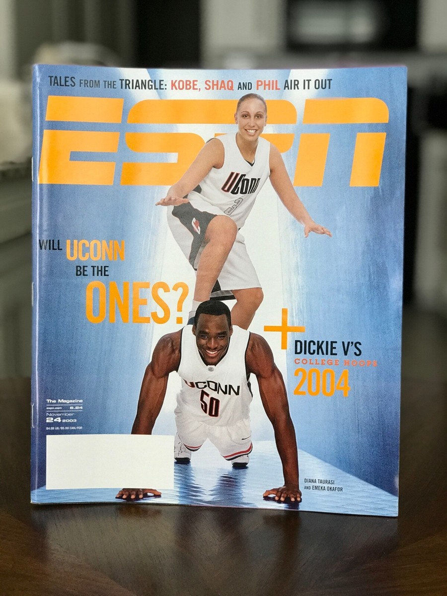 Diana Taurasi Emeka Okafor UCONN Huskies ESPN Magazine, 11/24/2003