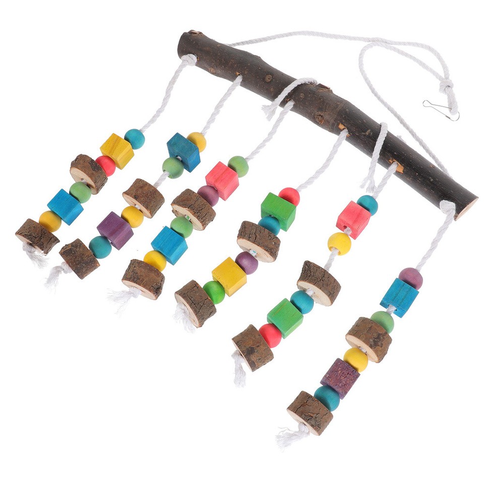 Parrot Chew Toy Parrot Suspending Toy Hanging Parrot Cage Bite Toy Bird