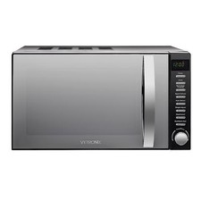 VYTRONIX Digital Microwave Oven 800W 20L 5 Power Levels Freestanding Black