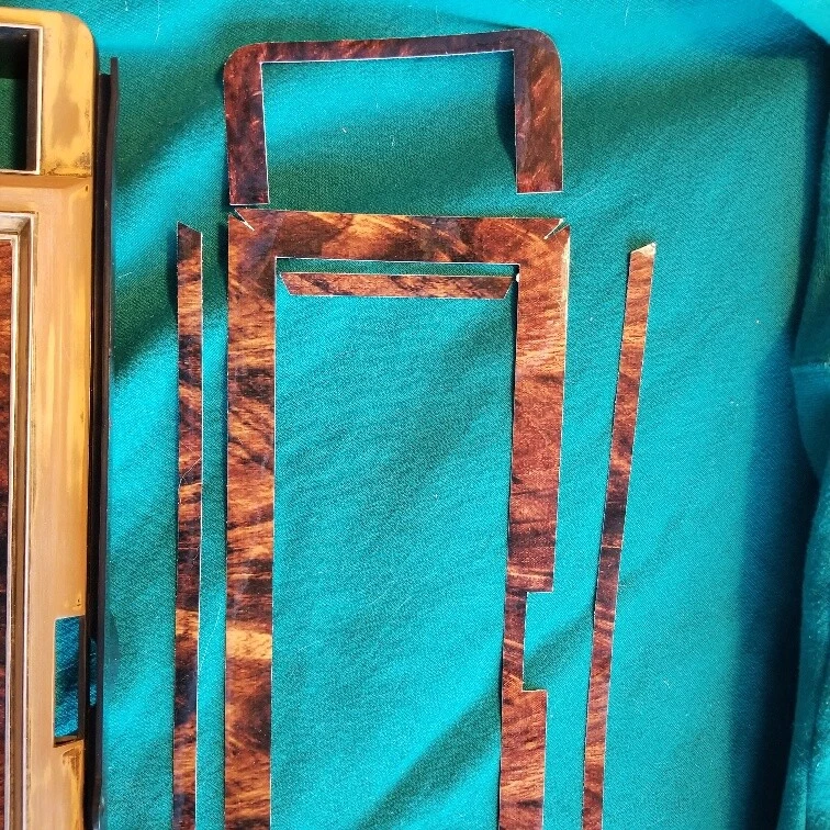 Lincoln Continental Mark V 1977-1979 tablero lateral del pasajero, kit de restauración de vinilo Foto 2 de 4