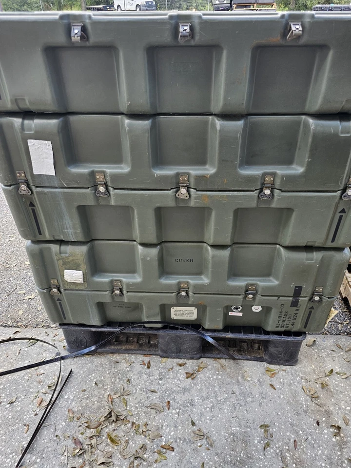 Pelican Hardigg Mobile Militar Excedente Armas 12 Rifle Arma Estojo Rígido Armazenamento - Imagem 4 de 4