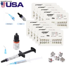 Stent ortodóntico dental mini Roth/mbt.022 345 gancho / kit de adhesivo ortodónt