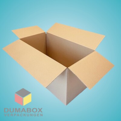 30St. 500x250x250 Karton Versandkarton 50x25x25 1-wellig B-Welle Paket NEU