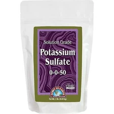 Down To Earth Potassium Sulfate 0-0-50 Solution Grade Fertilizer, 1lb