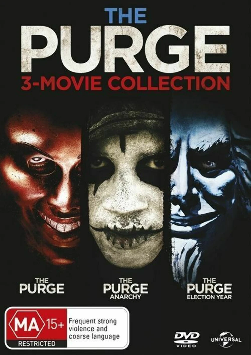 NEW The Purge 3 Movie Collection DVD Free Shipping vgc t19 eBay