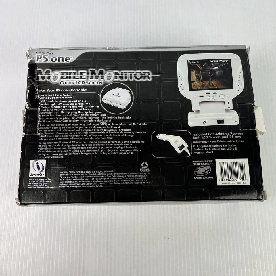 InterAct Mobile Monitor PS One With Box - Working with issues - Image 2 of 4