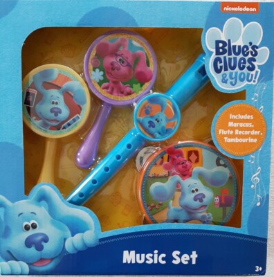 Blue's Clues & You! Boxed Music Set Musical Instruments NEW Nickelodeon