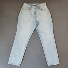 NWT Madewell Jeans Womens 31 The Curvy Perfect Vintage Jean Light Wash Denim