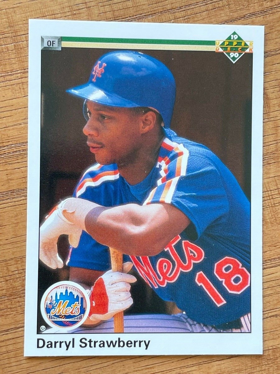 1990 UPPER DECK BASEBALL DARRYL STRAWBERRY CARD No.182 New York
