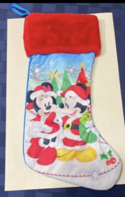 Disney Mickey and Minnie Mouse Christmas Stocking