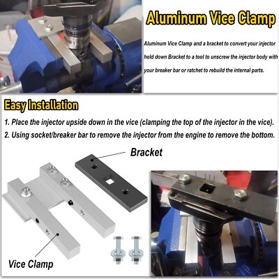 7.3L POWERSTROKE injector deluxe rebuild KIT w/ vice clamp Special