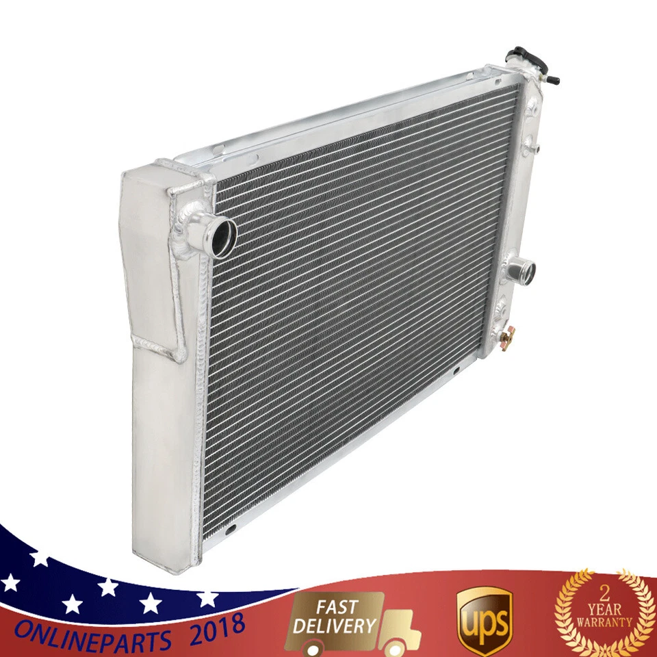 For 1984-1990 Chevrolet Corvette 5.7L V8 CC829 3 Row Racing Aluminum Radiator - Image 4 of 4