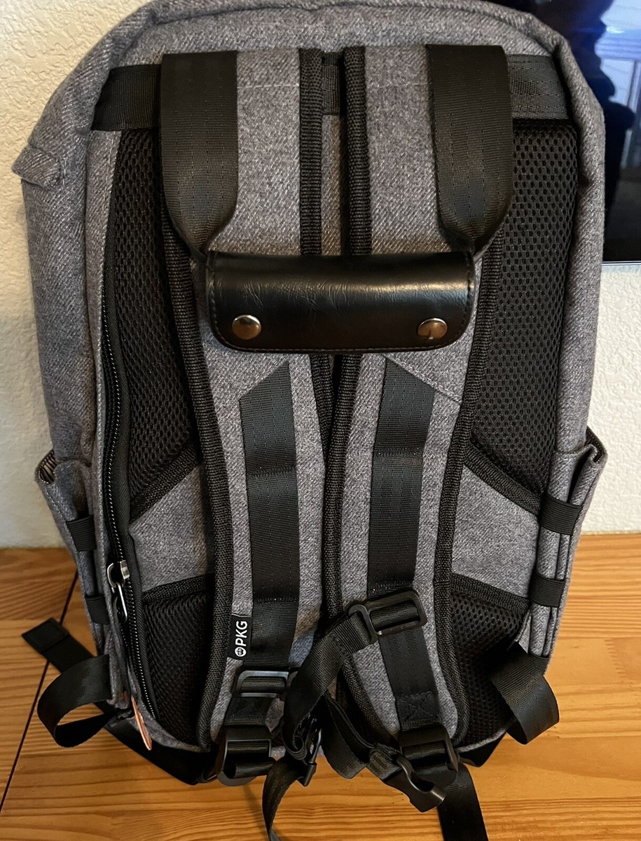 PKG Rosseau Mini Backpack in Wool Gray 13”Toronto Canada