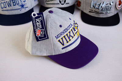 Minnesota Vikings Cap Snapback Mütze Hat Vintage 90er 90s Spellout NFL Football 