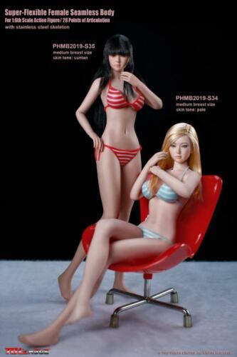 TBLeague 1/6 PHMB2019-S34S35 Female Girl Figure 12" Seamless Body Mid Breast - Picture 1 of 14