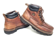 ROCKY Waterproof Leather Welted Safety Moc Toe Low Work Boots Men's US 10 W