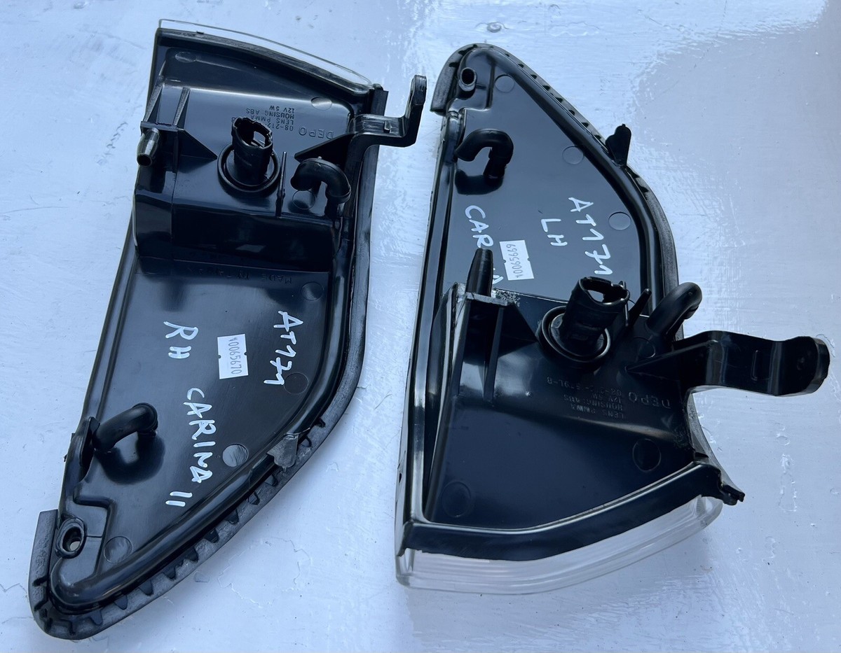 TOYOTA CARINA II (AT171) MODEL 1989 91 FRONT CORNER LIGHTS PAIR