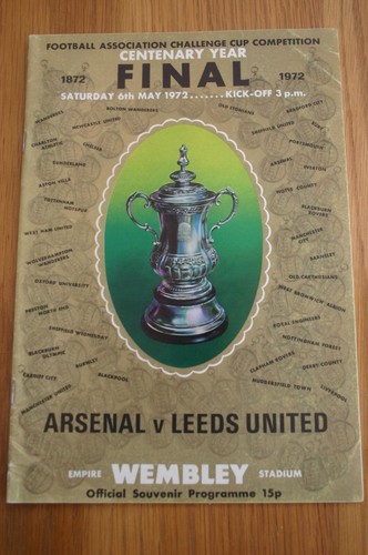 Arsenal v Leeds Utd 1972 FA Cup Final Programme and Ticket - Picture 2 of 19