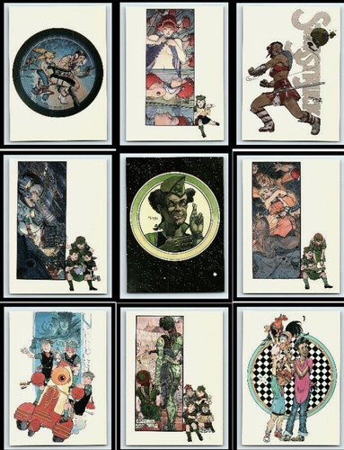 Michael Kaluta Fantasy Art 1994 set di carte base completo FPG 1-90 - Foto 5 di 5