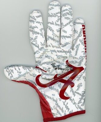 Jase McClellan Signed Alabama Nike “A” Glove PROOF Alabama Left Hand L ...