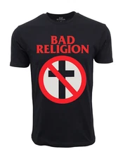 BAD RELIGION MENS CROSSBUSTER GRAPHIC T SHIRT FRONT