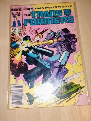 The Transformers 6 Marvel Copper Age 75 Cent Comic 1985 More Than Meets The Eye
