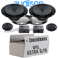 Audison Lautsprecher FüR Opel Astra Gh 16Cm Boxen System Kfz Front TüR Einbauset