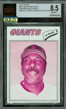 1977 TOPPS LOA #547 WILLIE McCOVEY HOF PROOF BGS 9 MAC SOLO FINEST $750 CARD *