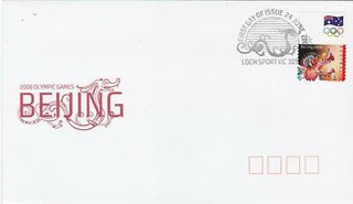 Australia First Day Cover FDC 2008 Beijing Olympic Games (Self Adhesive)