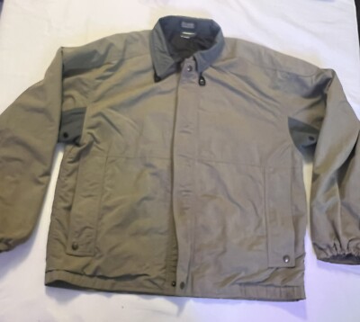 Vintage 90s Etonic Golf Jacket Full Zip Gore-Tex Nylon Gray Green Size S Men s