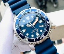 Citizen Promaster Diver Eco-Drive BN0151-09L Men's Watch Blue Dial