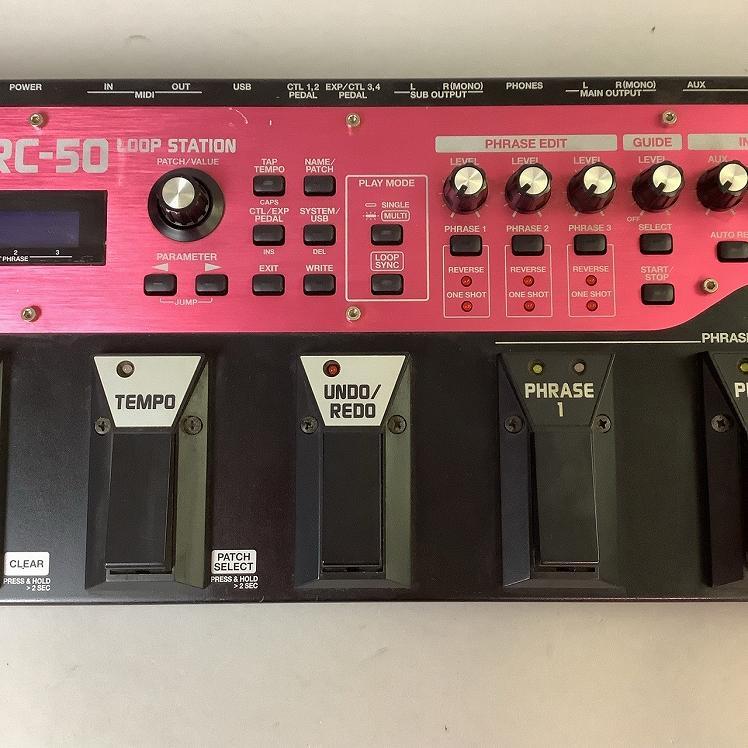 Boss RC-50 Loop Station Dual Track Looper Guitar Effects