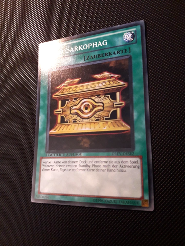 Yu-Gi-Oh! Gold-Sarkophag, DREV-DESE2, Super Rare, Deutsch, Limitiert, NM-EX - Bild 2 von 4